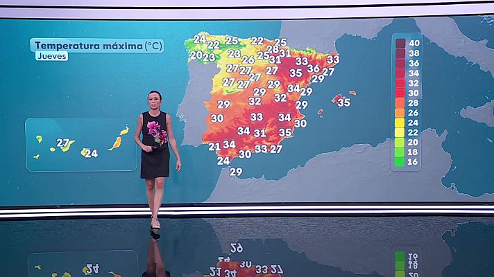 El tiempo - Temperaturas elevadas en las depresiones del nordeste y en Mallorca