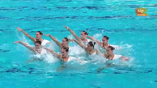 Tres medallas para Espaa en el inicio de la Superfinal de la Copa del Mundo de natacin artstica
