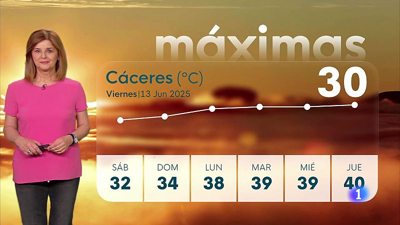 El tiempo en extremadura - 13/06/2025 - Ver ahora