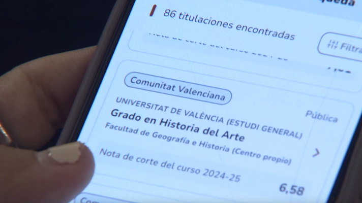 Telediario 1 - Los estudiantes ya saben sus notas de la PAU y empiezan a elegir carrera