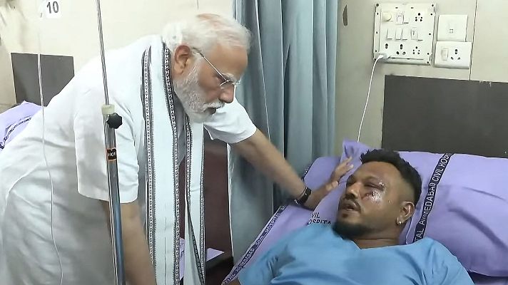 Telediario 1 - El pasajero del asiento 11A: el único superviviente del accidente aéreo en la India