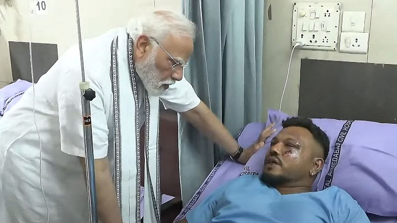 El pasajero del asiento 11A: el único superviviente del accidente aéreo en la India | Ver