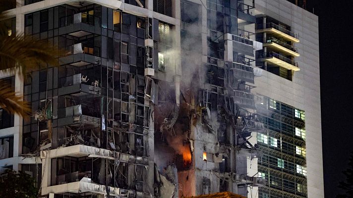 Telediario 2 - Irán responde al ataque israelí con el lanzamiento de más de 200 misiles