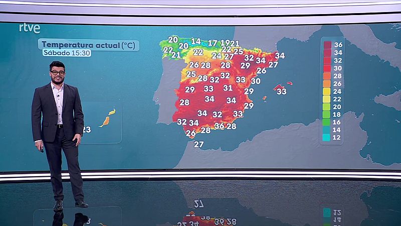 Tormentas en Navarra, interiores de la Comunidad Valenciana, este de Castilla-La Mancha y Aragón - ver ahora