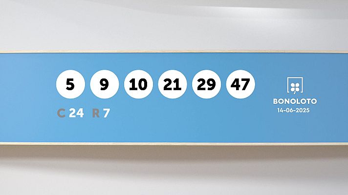 SELAE - Sorteo de la Lotería Bonoloto del 14/06/2025