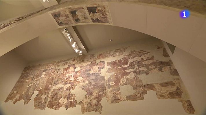 L'Informatiu - El MNAC afronta el futur de les pintures de Sixena