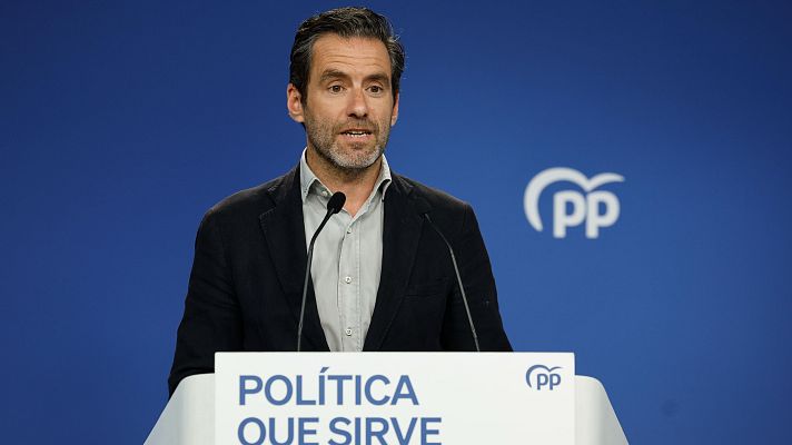 Telediario 2 - El PP descarta una moción de censura y pide a Sánchez "devolver la voz a los españoles"