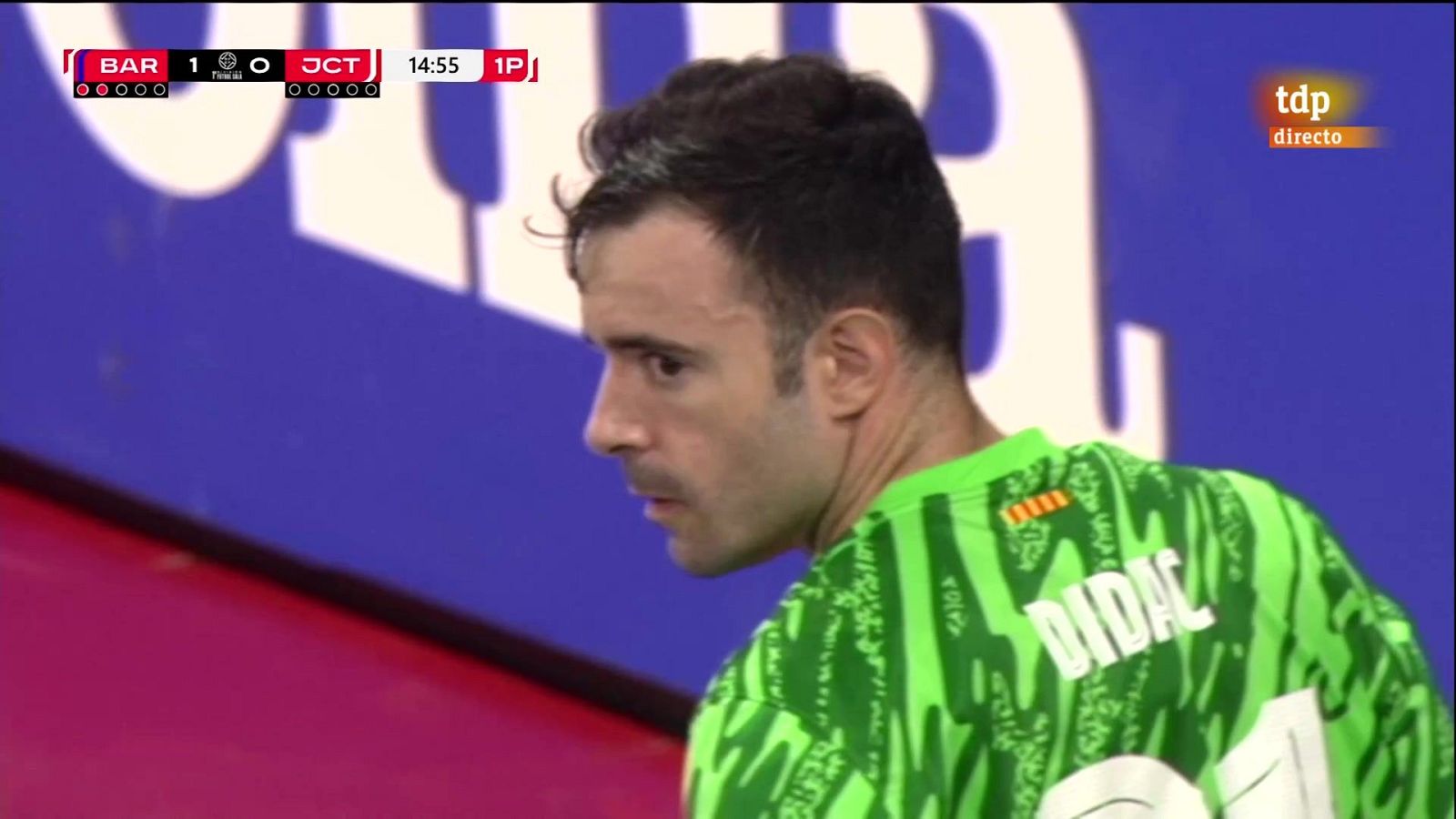 Las paradas de Dídac, clave de la victoria del Barcelona - Fútbol Sala | Ver