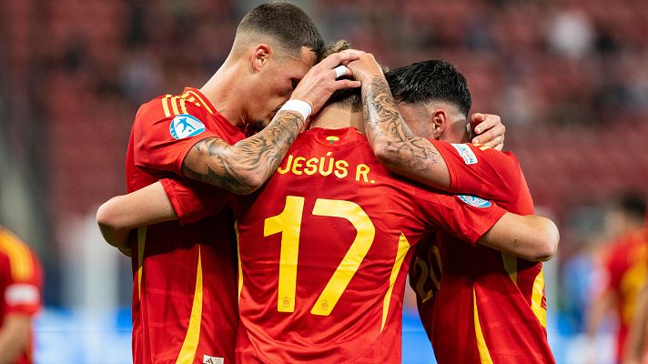  - La gran jugada de la selección española sub-21 que culminó Jesús Rodríguez con su gol
