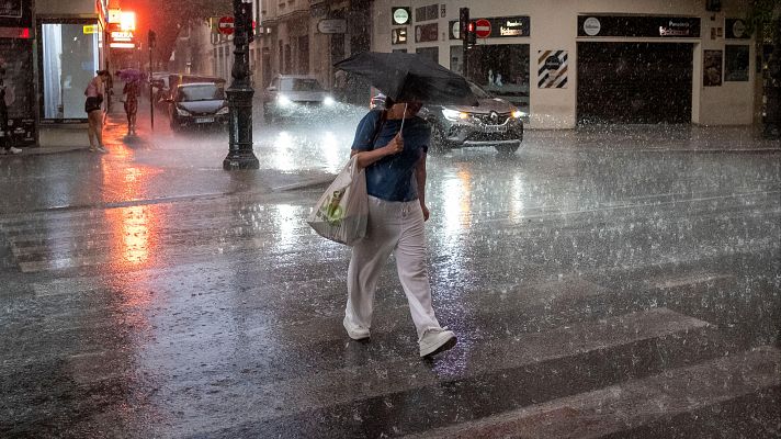 El tiempo - Tormentas, chubascos y temperaturas máximas elevadas este miércoles
