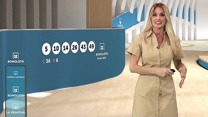 Loterías - Sorteo de la Bonoloto del 18/06/25