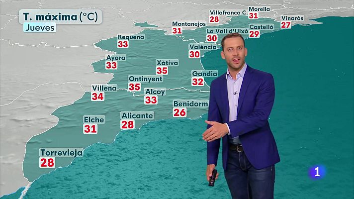 L'informatiu - Comunitat Valenciana - El tiempo en la Comunitat Valenciana 19/06/25