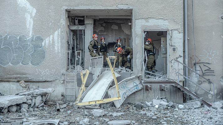 Telediario 2 - Los misiles iraníes exponen la discriminación en la defensa civil israelí entre árabes y judíos