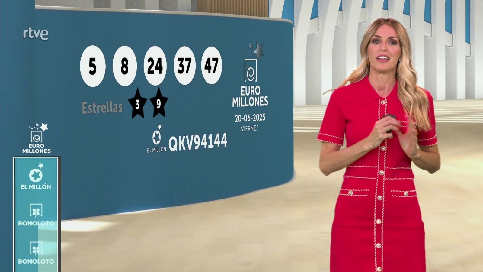 Sorteo de la Bonoloto y Euromillones: 20/06/2025 - Loterías | Ver