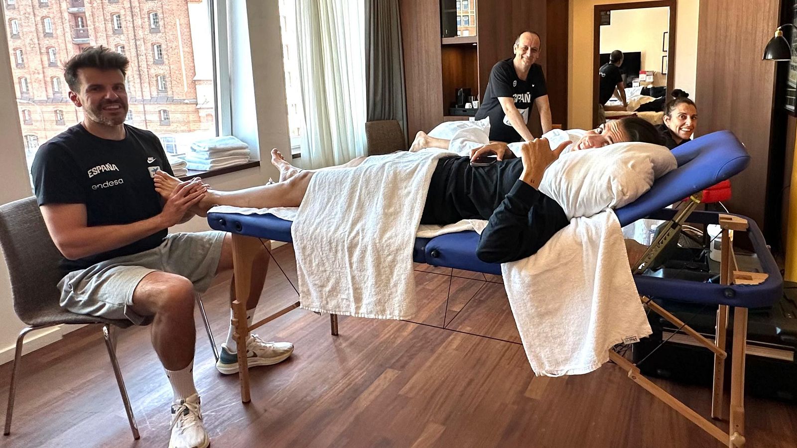 Eurobasket  | RTVE los fisioterapeutas de la selección - Baloncesto en RTVE | Ver