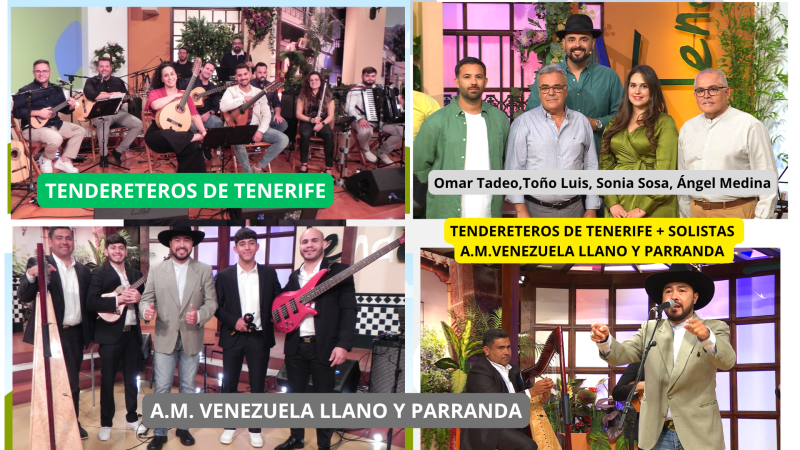 Tenderete - 22/06/2025 A.M. Venezuela Llano y Parranda + Tendereteros de Tenerife con solistas - Tenderete | Ver