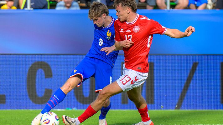 Europeo de fútbol Sub-21 2025 - Campeonato de Europa Sub-21. 1/4 Final: Dinamarca - Francia