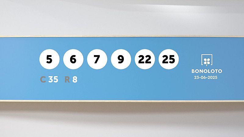 Sorteo de la Lotería Bonoloto del 23/06/2025 - Ver ahora