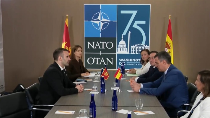 Telediario 1 - La cuestión del gasto en Defensa en la OTAN desata la polémica a ambos lados del hemiciclo español