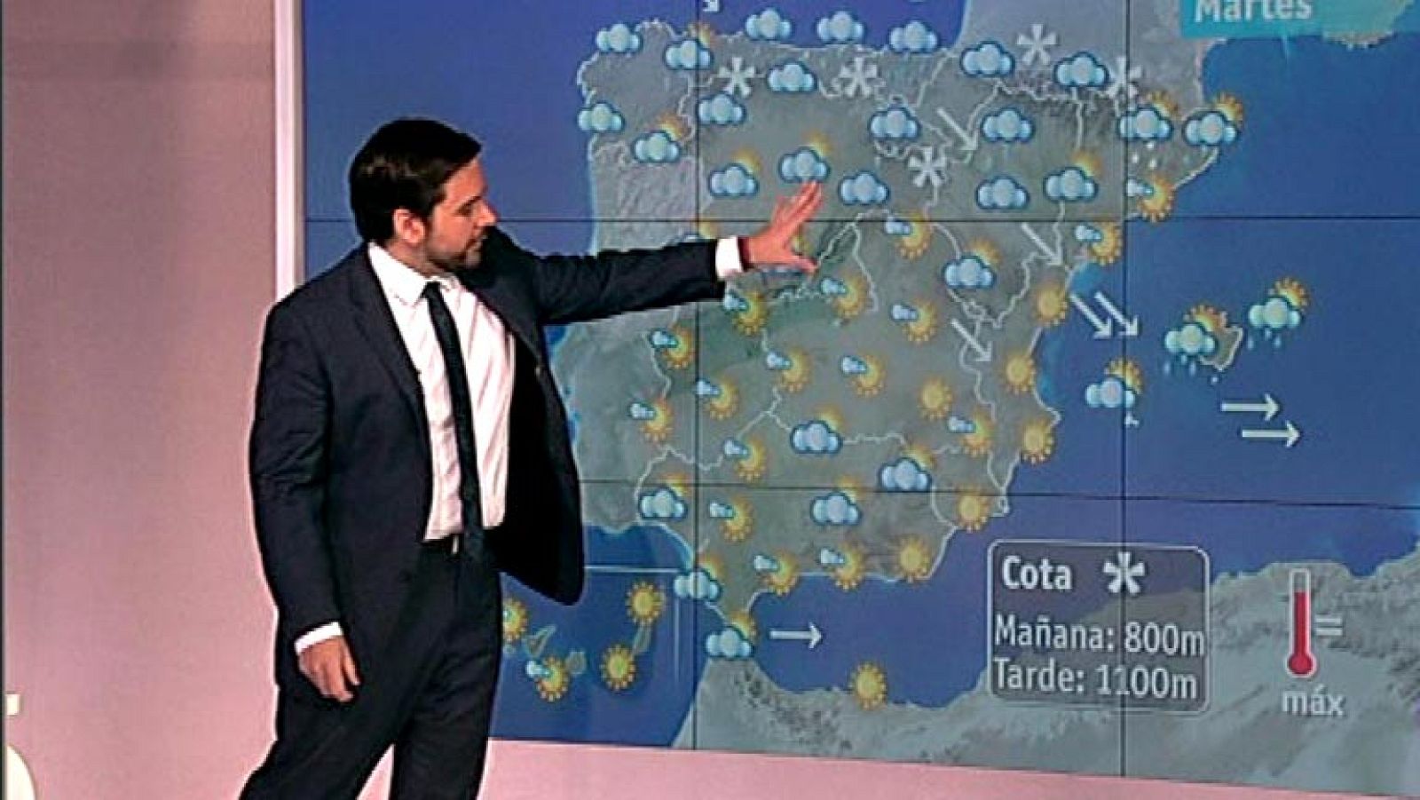 Jornada complicada en el Pirineo, con alertas por nieve y viento