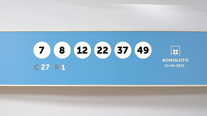SELAE - Sorteo de la Lotería Bonoloto y Euromillones del 24/06/2025