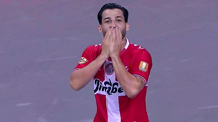 Fútbol Sala - Jimbee Cartagena gana en su casa al Barça y se queda a una victoria de reeditar el título liguero