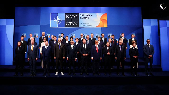 Telediario 1 - Los países de la OTAN aprueban una histórica ampliación del gasto militar al 5% con flexibilidad para España hasta el 2,1%