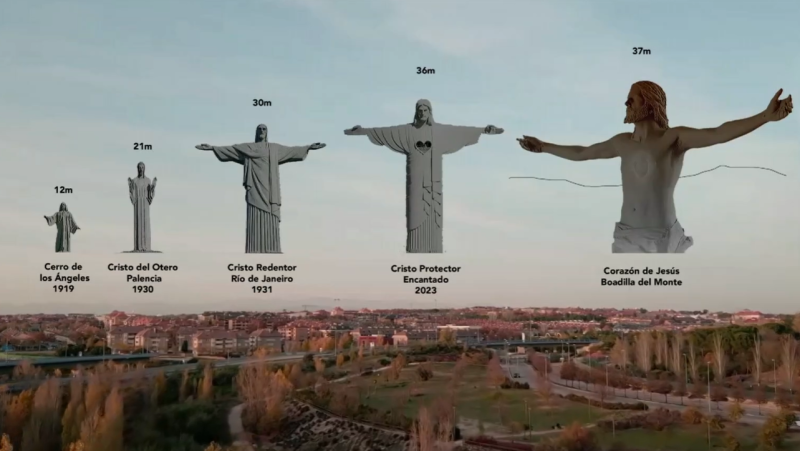 Boadilla del Monte podría albergar el Cristo más grande del mundo | Ver