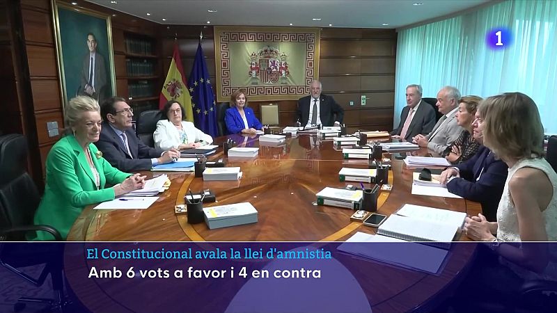 El Constitucional avala la llei d'amnistia