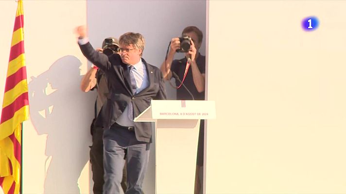 L'Informatiu - L'independentisme es focalitza en l'aplicació de l'amnistia a Puigdemont