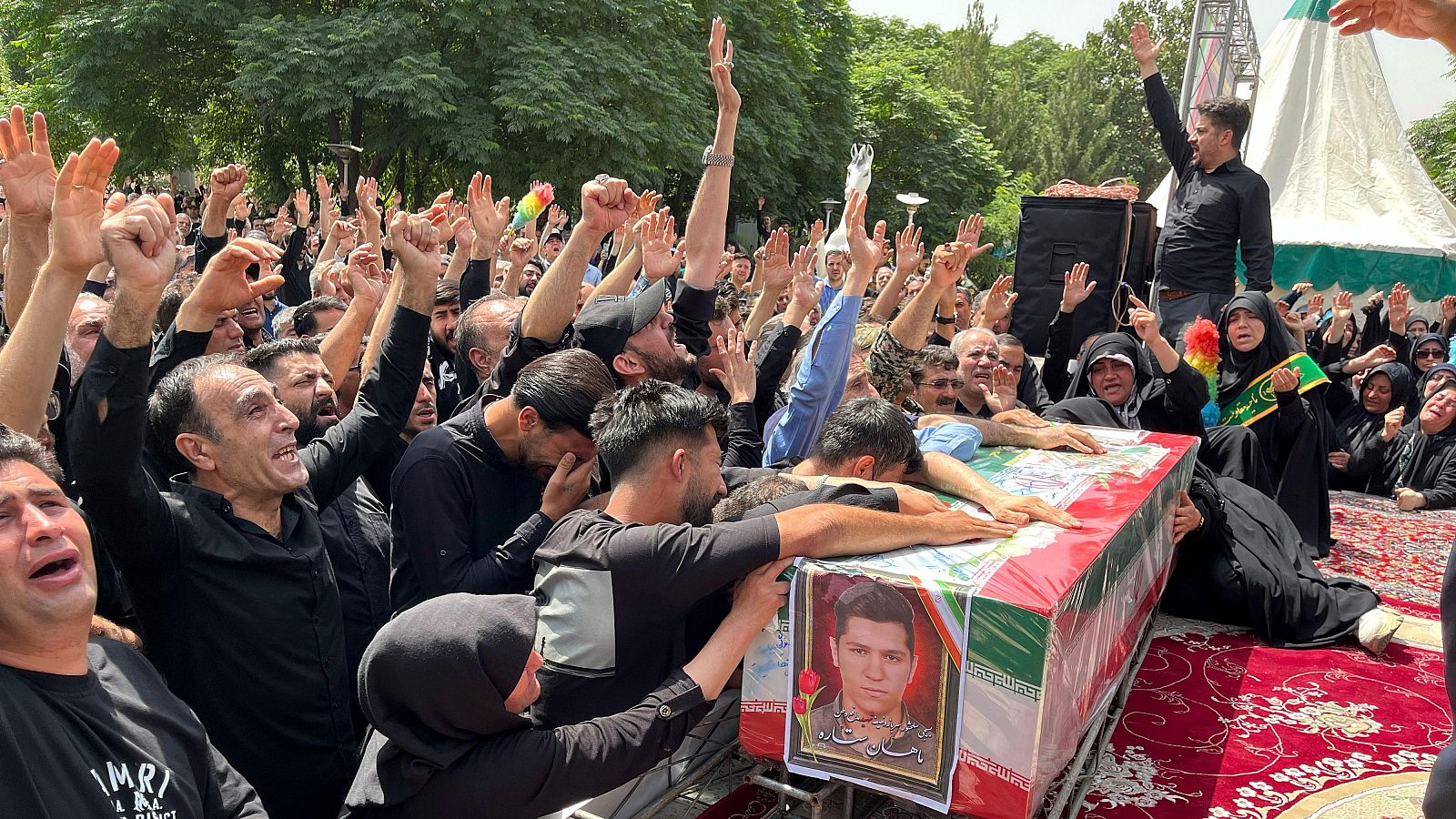Irán prepara los funerales de Estado tras el conflicto con Israel | Ver