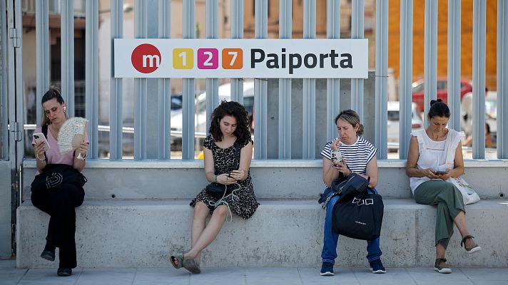 Telediario 1 - Ocho meses después el metro reabre en la zona cero de la dana