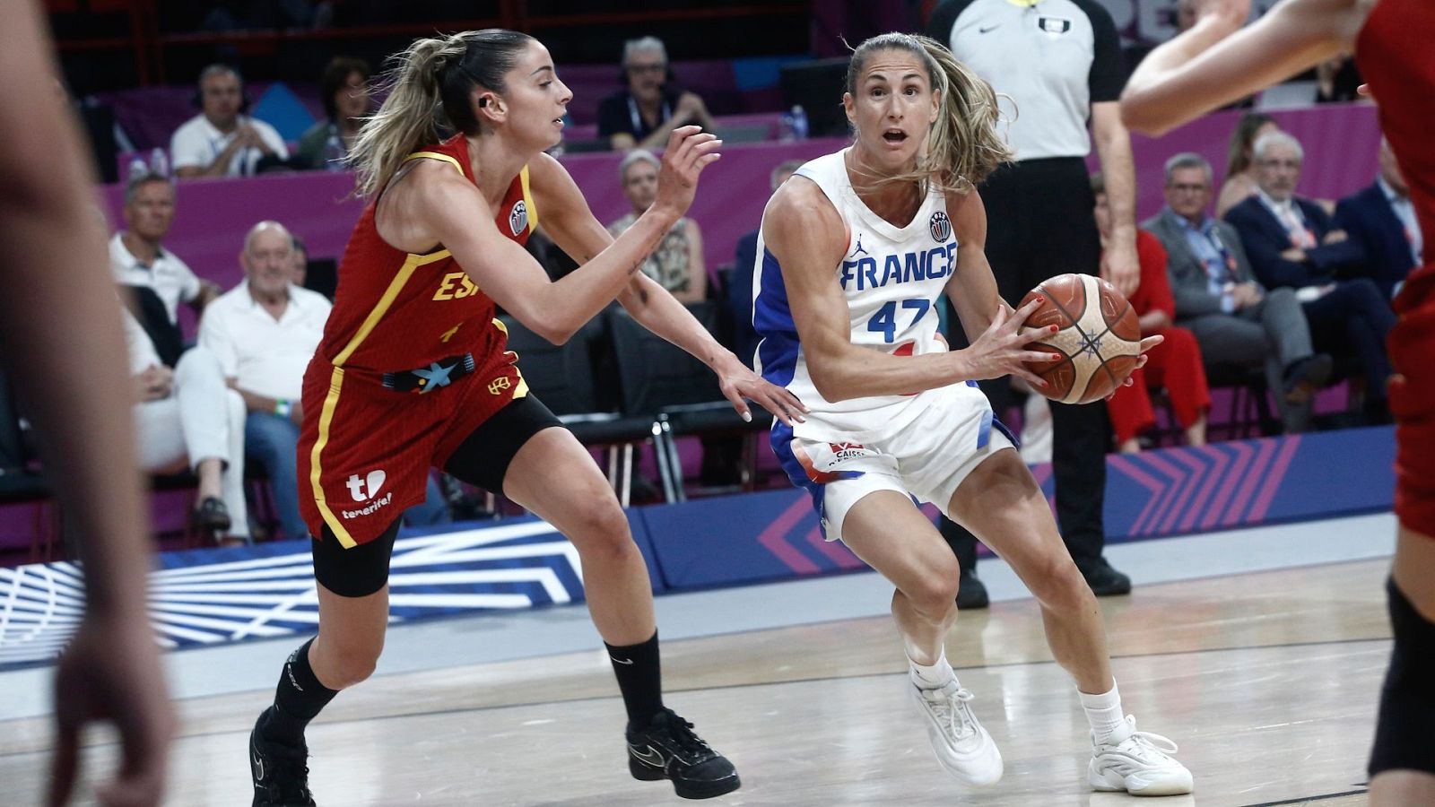 Baloncesto - Campeonato de Europa Femenino. 1ª semifinal: Francia - España - Baloncesto en RTVE | Ver