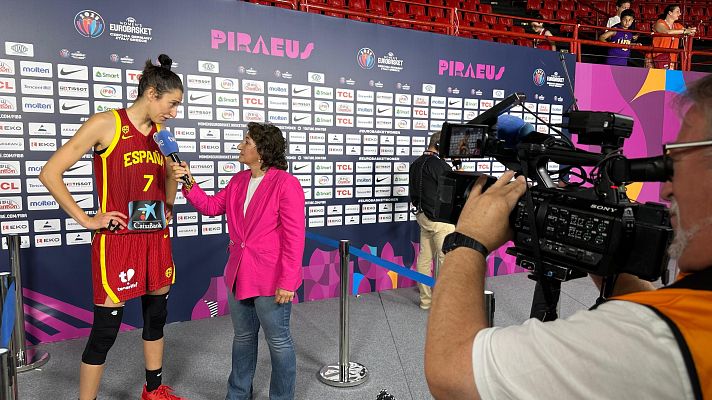Baloncesto en RTVE - Alba Torrens, sexta medalla en un Eurobasket: "Tengo la sensación de levitar, pero no nos podemos parar aquí"