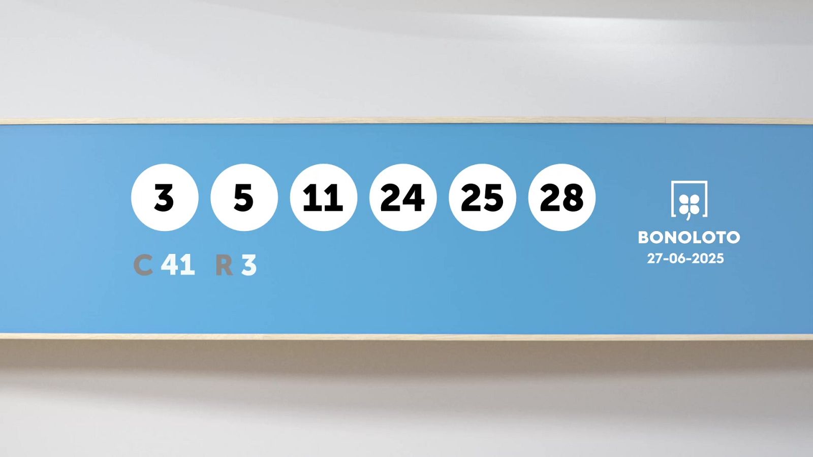 Sorteo de la Lotería Bonoloto del 27/06/2025 - Ver ahora