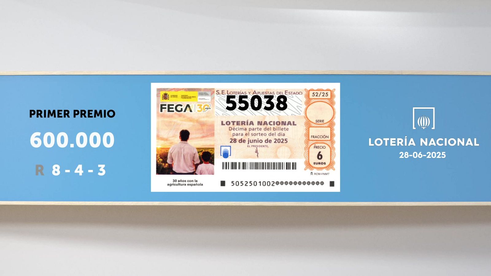 Sorteo de la Lotería Nacional del 28/06/2025 - Ver ahora