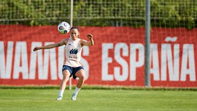 Aitana Bonmat, ingresada con una meningitis vrica a menos de una semana de la Eurocopa femenina