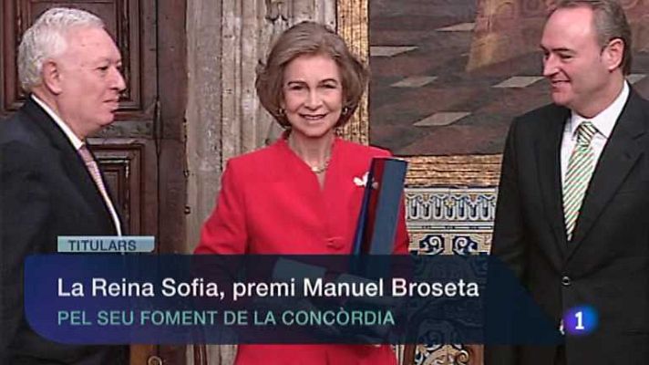 L'informatiu - Comunitat Valenciana - La Comunidad Valenciana en 2' - 15/01/13