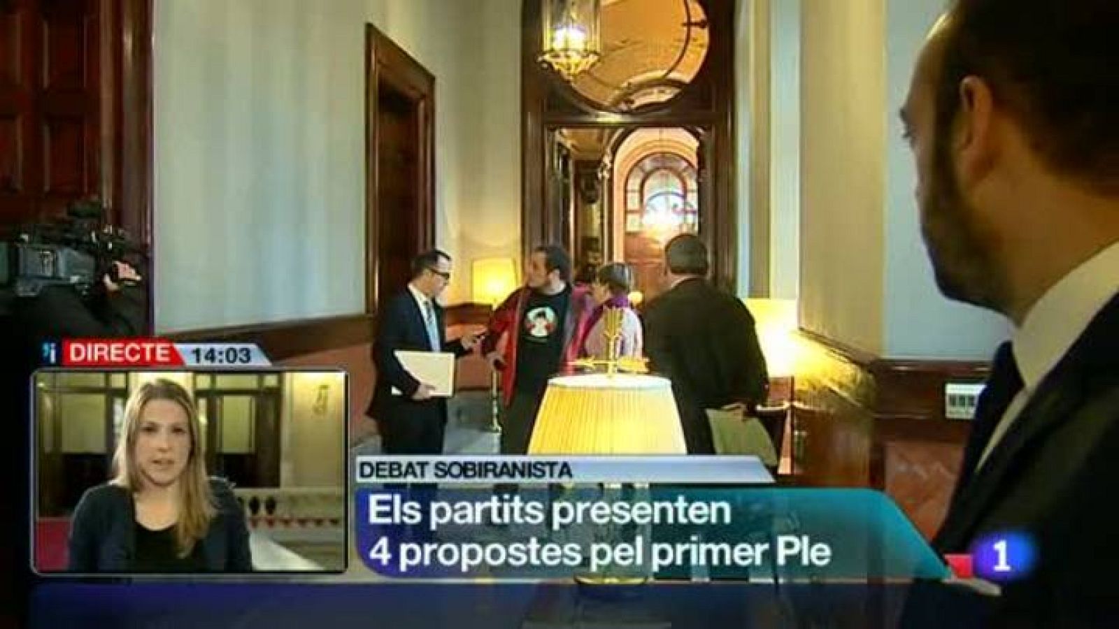 CiU i ERC presenten la seva proposta de declaració de sobirania amb un text modificat