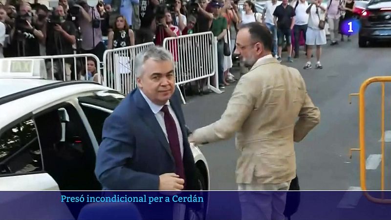 Presó sense fiança per a Santos Cerdán - L'Informatiu | Veure