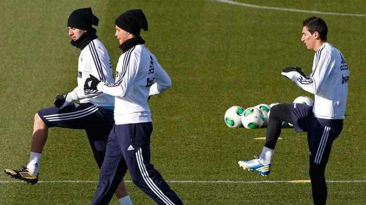 Telediario 1 - El Madrid recibe al Valencia en cuartos de Copa