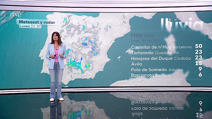 El tiempo - Temperaturas máximas significativamente elevadas