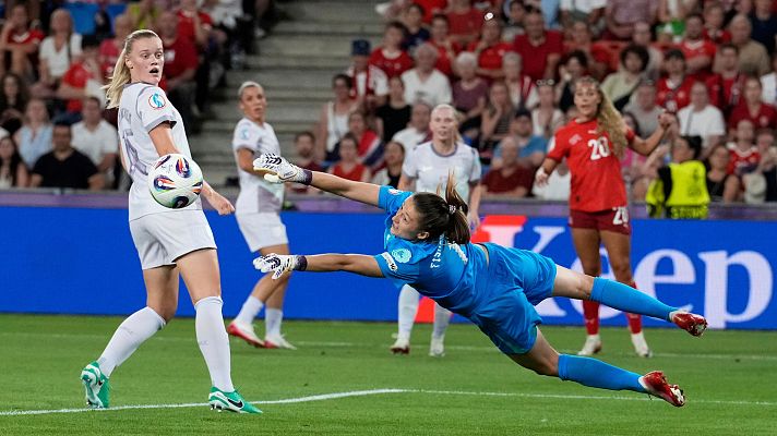 Eurocopa - Resumen del Suiza - Noruega, partido del grupo A de la Eurocopa femenina 2025