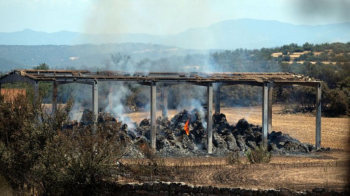 Estabilizado el incendio de Lleida, que ha quemado unas 6.500 hectáreas