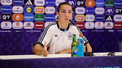 Patri Guijarro: "Ahora pensamos en f�tbol y no en luchar" - Eurocopa | Ver