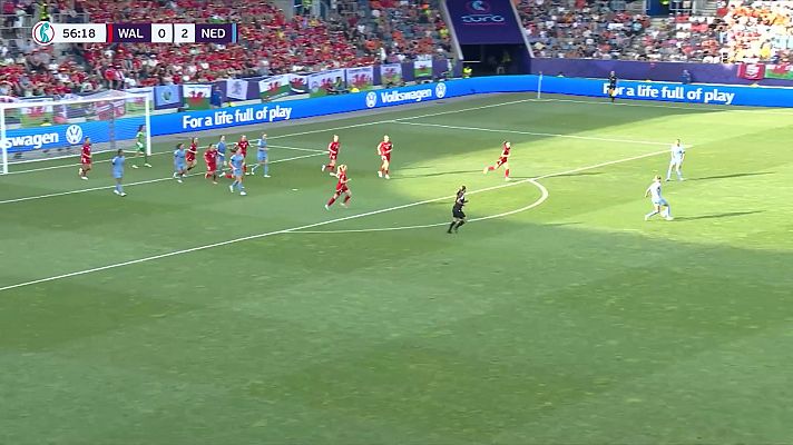 Eurocopa - Resumen Gales - Países Bajos, partido del grupo D de la Eurocopa femenina 2025