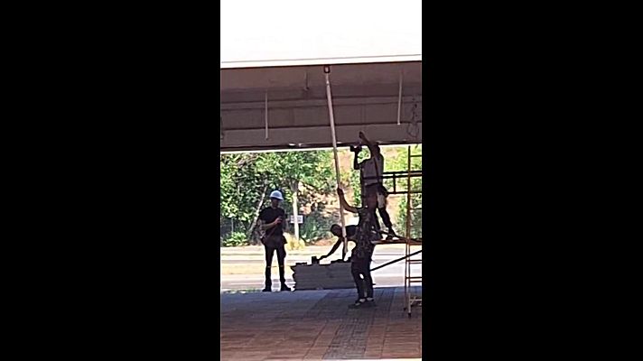  - El Hospital Zendal de Madrid sufre un desprendimiento en el techo de sus instalaciones