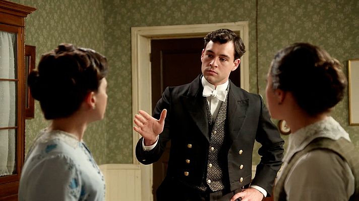 La promesa - Curro interviene para calmar a Martina y Catalina