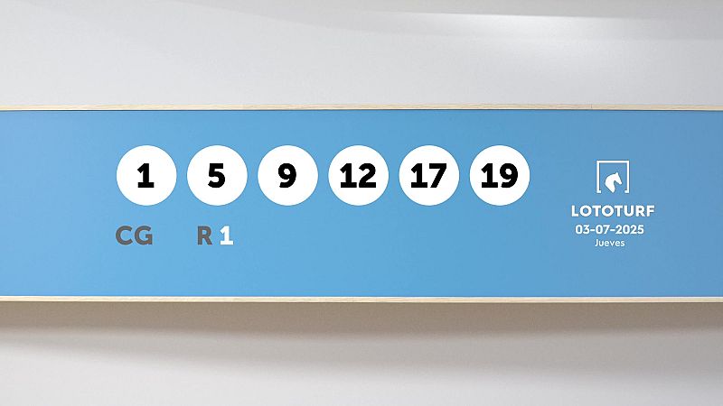 Sorteo de la Lotería Lototurf del 03/07/2025 - Ver ahora