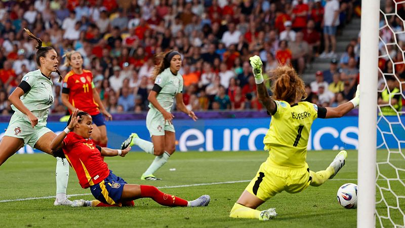 España - Portugal: gol de Vicky López, segundo | Eurocopa 2025 - Eurocopa | Ver